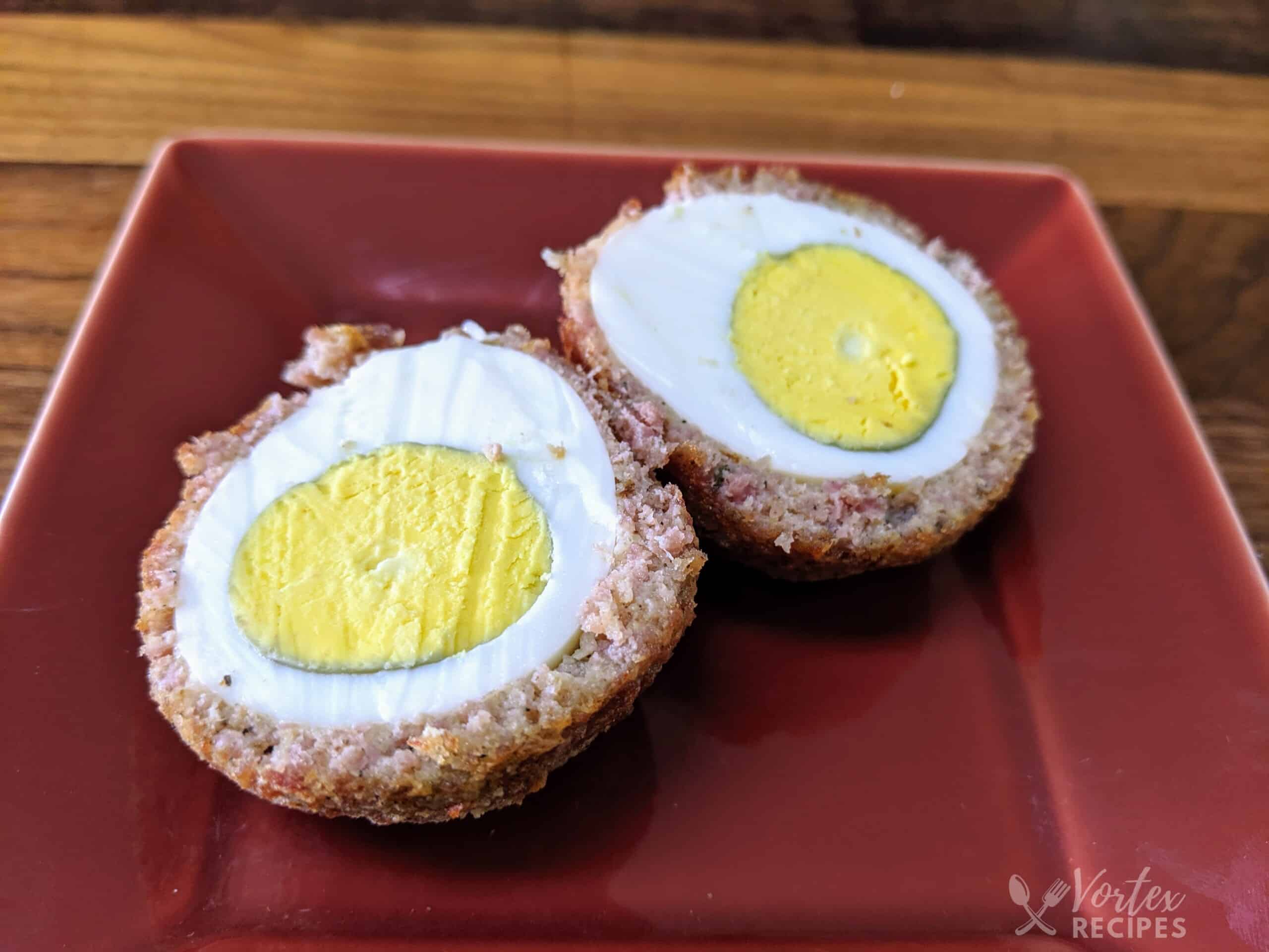 Cooked Air Fryer Scotch Eggs