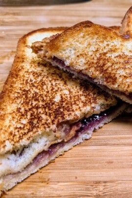 Cooked Fried PB&J