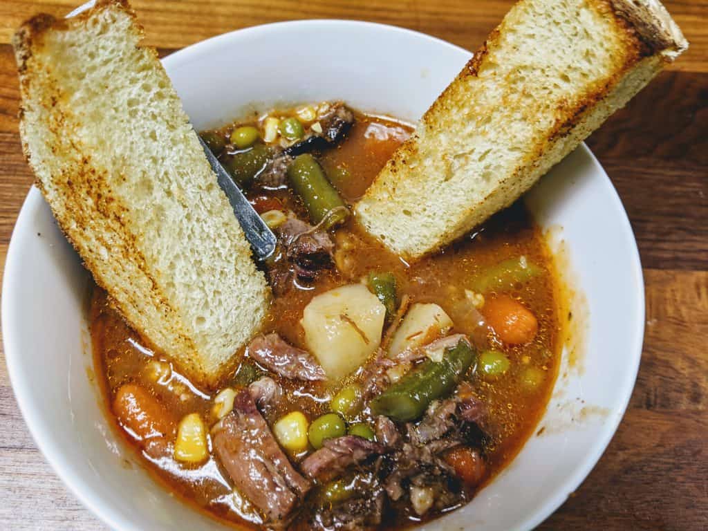Instant Pot Beef Stew Made w/ Leftover Beef Ribs or Steak