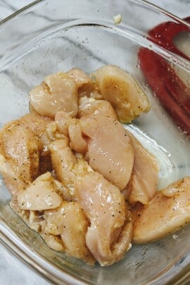 Seasoning Roasted Chicken Bites