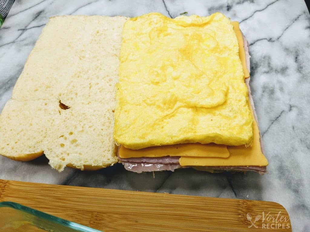 Ham, Egg, and Cheese Breakfast Sliders