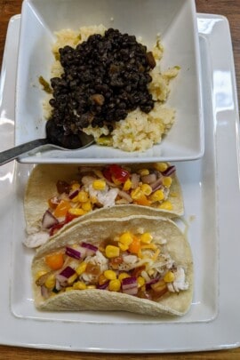 grouper tacos with corn salsa