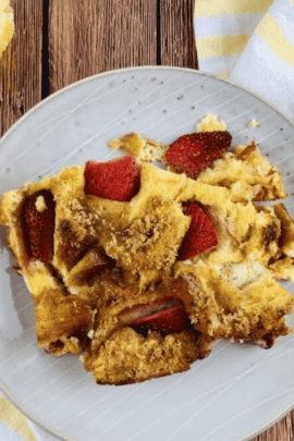 french toast bake on a plate