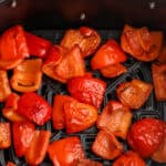 Roasted red peppers in the air fryer