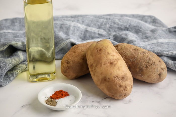 Air Fryer Potato Wedge ingredients