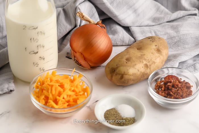Cheesy potato soup ingredients
