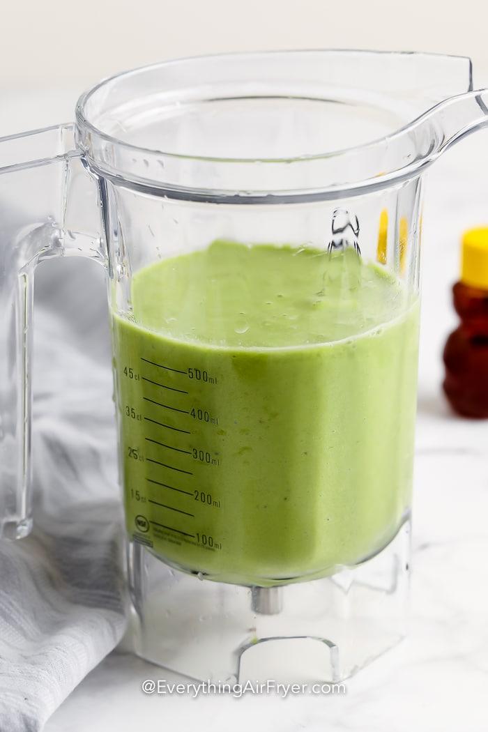 Green Smoothie in a blender