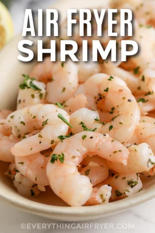 air fryer shrimp with text