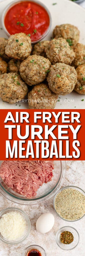 Air Fryer Turkey Meatballs - Everything Air Fryer and More