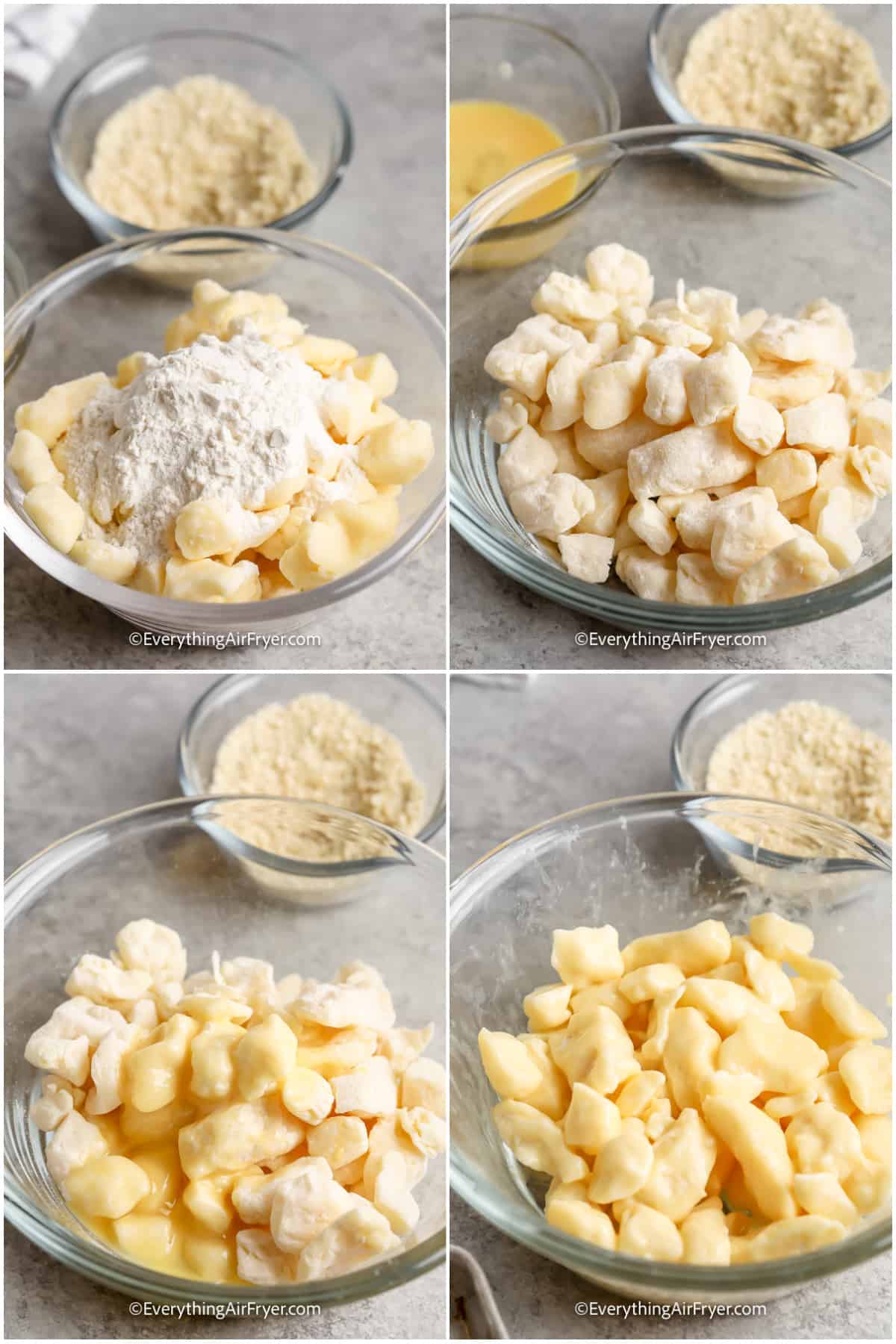 Steps to prepare Air Fryer Cheese Curds