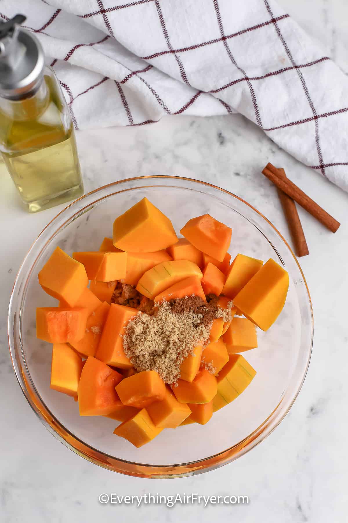 Butternut Squash ingredients in a bowl