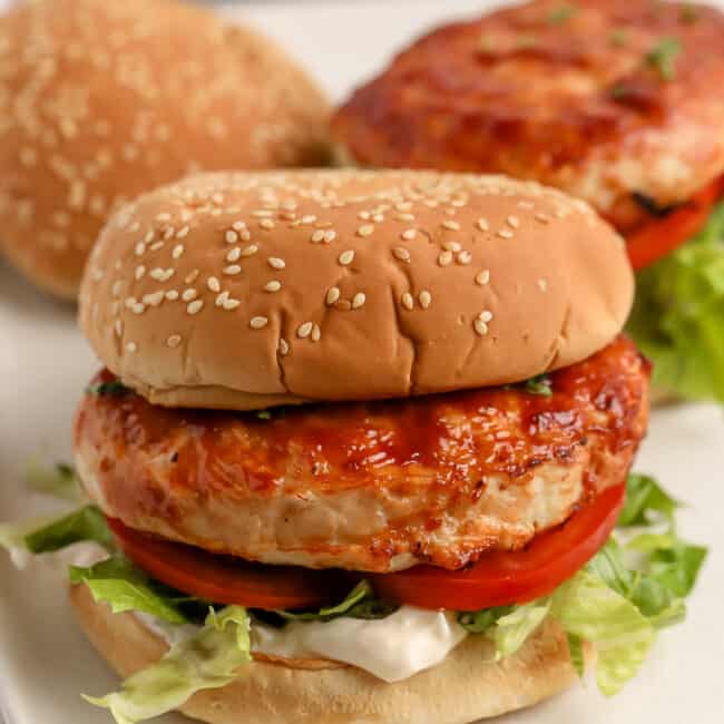 Air Fryer Frozen Turkey Burgers