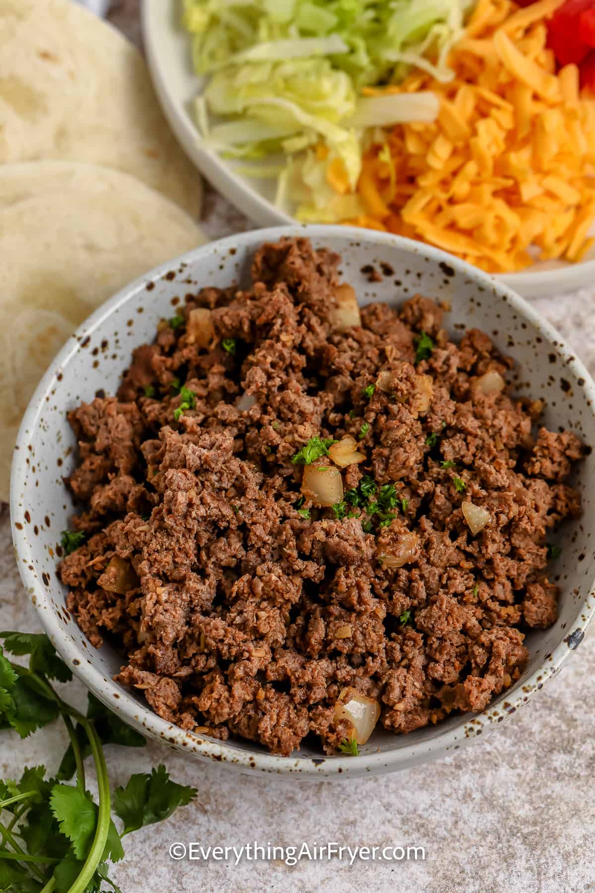 taco meat in a bowl