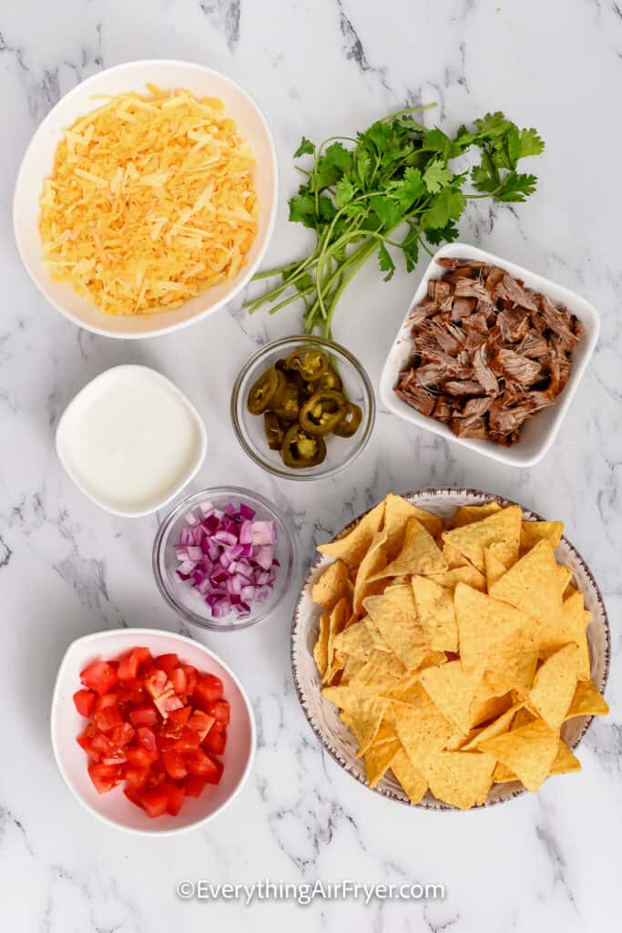 Air Fryer Brisket Nachos - Everything Air Fryer and More