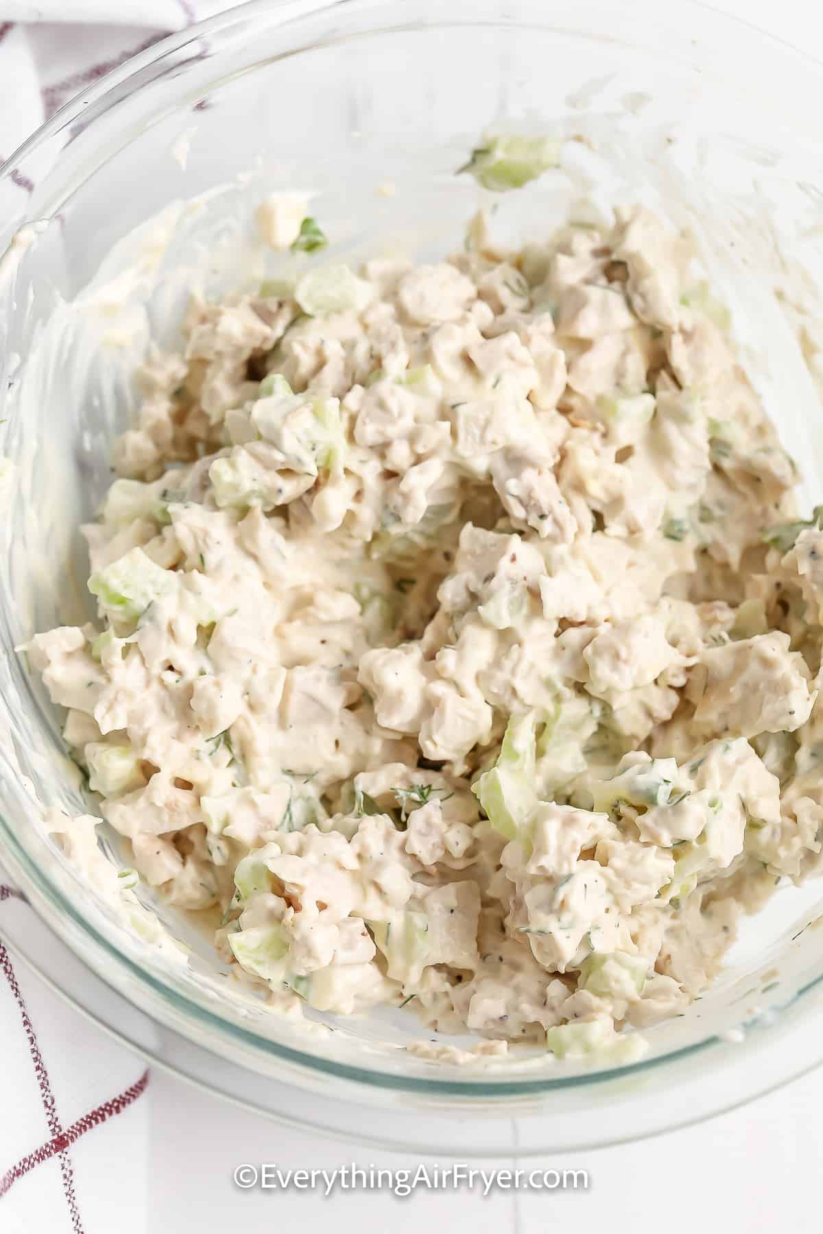 Chicken Salad prepped in a bowl