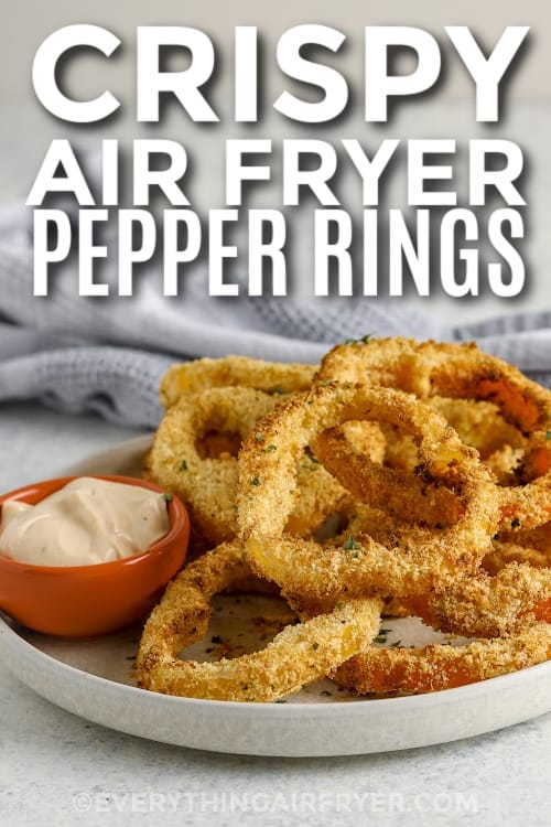 crispy bell peppers with text