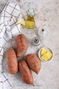 Air Fryer Baked Sweet Potatoes - Everything Air Fryer and More