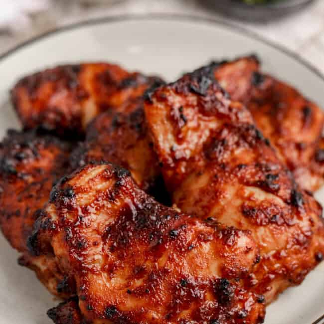 Air Fryer BBQ Chicken Thighs - Everything Air Fryer and More