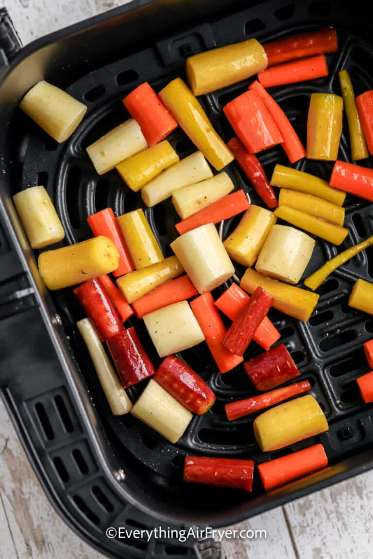Air Fryer Roasted Rainbow Carrots Everything Air Fryer and More