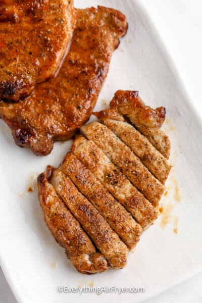 Air Fryer Brown Sugar Pork Chops - Everything Air Fryer and More