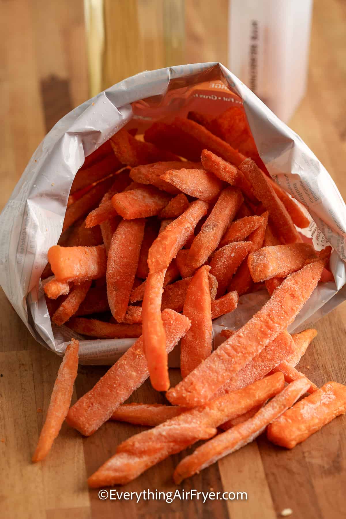 bag of frozen sweet potato fries