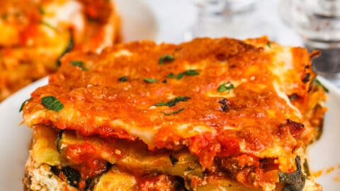 Air Fryer Zucchini Lasagna - Everything Air Fryer and More