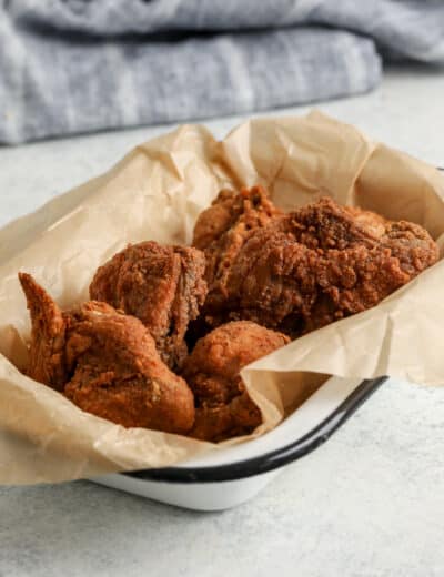 fried chicken in a dish