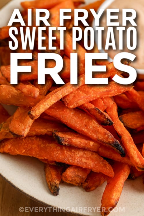 sweet potato fries with text