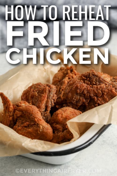 fried chicken with text