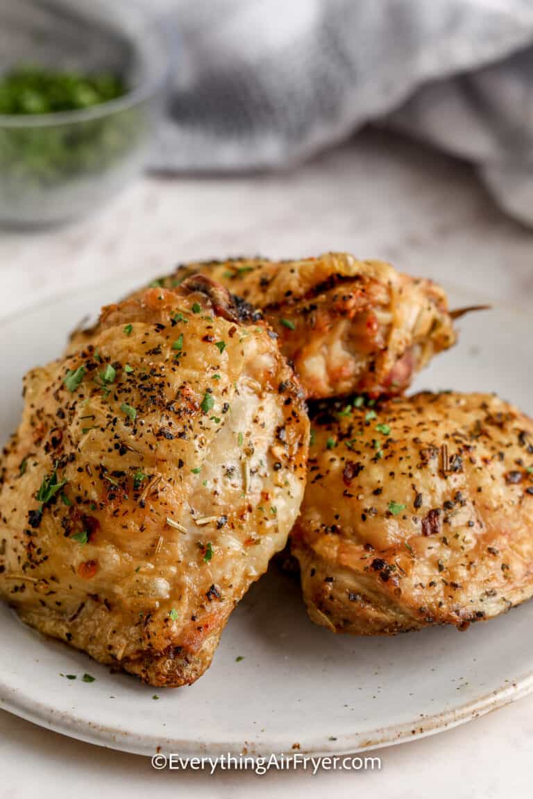 Air Fryer Chicken Thighs(FastPrep) - Everything Air Fryer and More