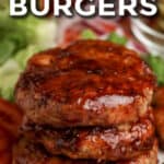 air fryer turkey burgers with text
