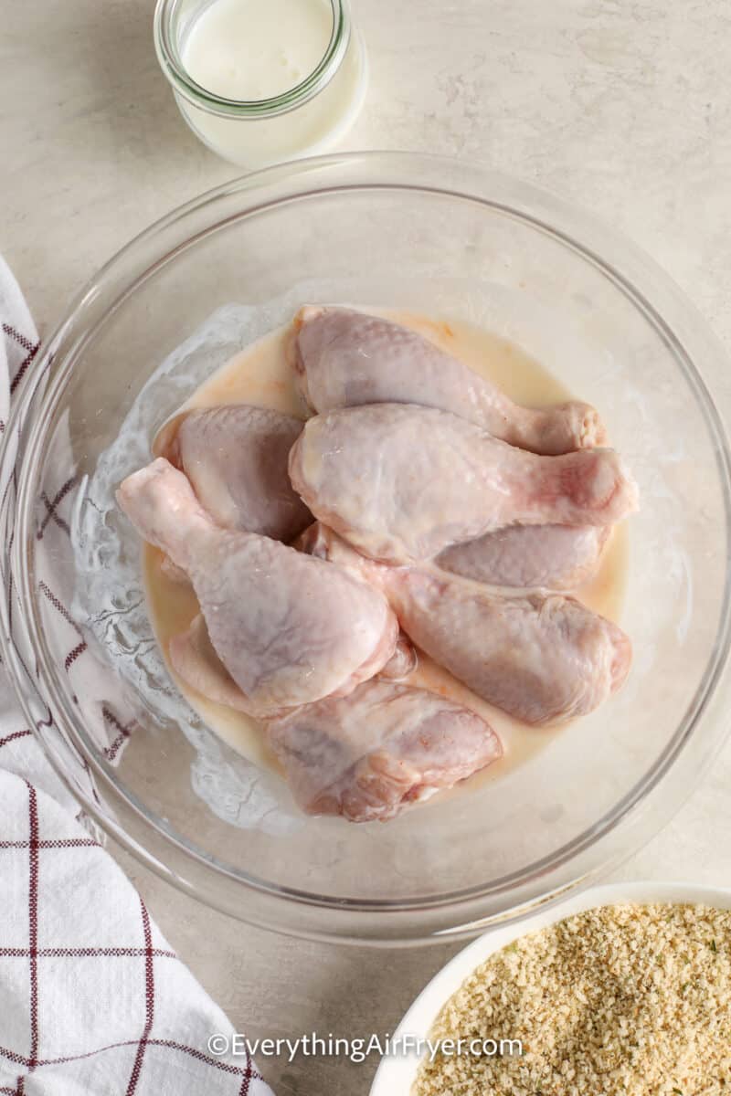 Breaded Air Fryer Chicken Drumsticks Everything Air Fryer and More