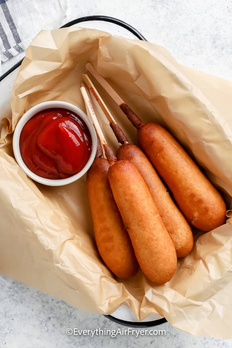 Air Fryer Frozen Corn Dogs Everything Air Fryer and More