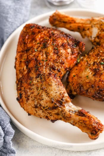 Air Fryer Chicken Quarters - Everything Air Fryer and More