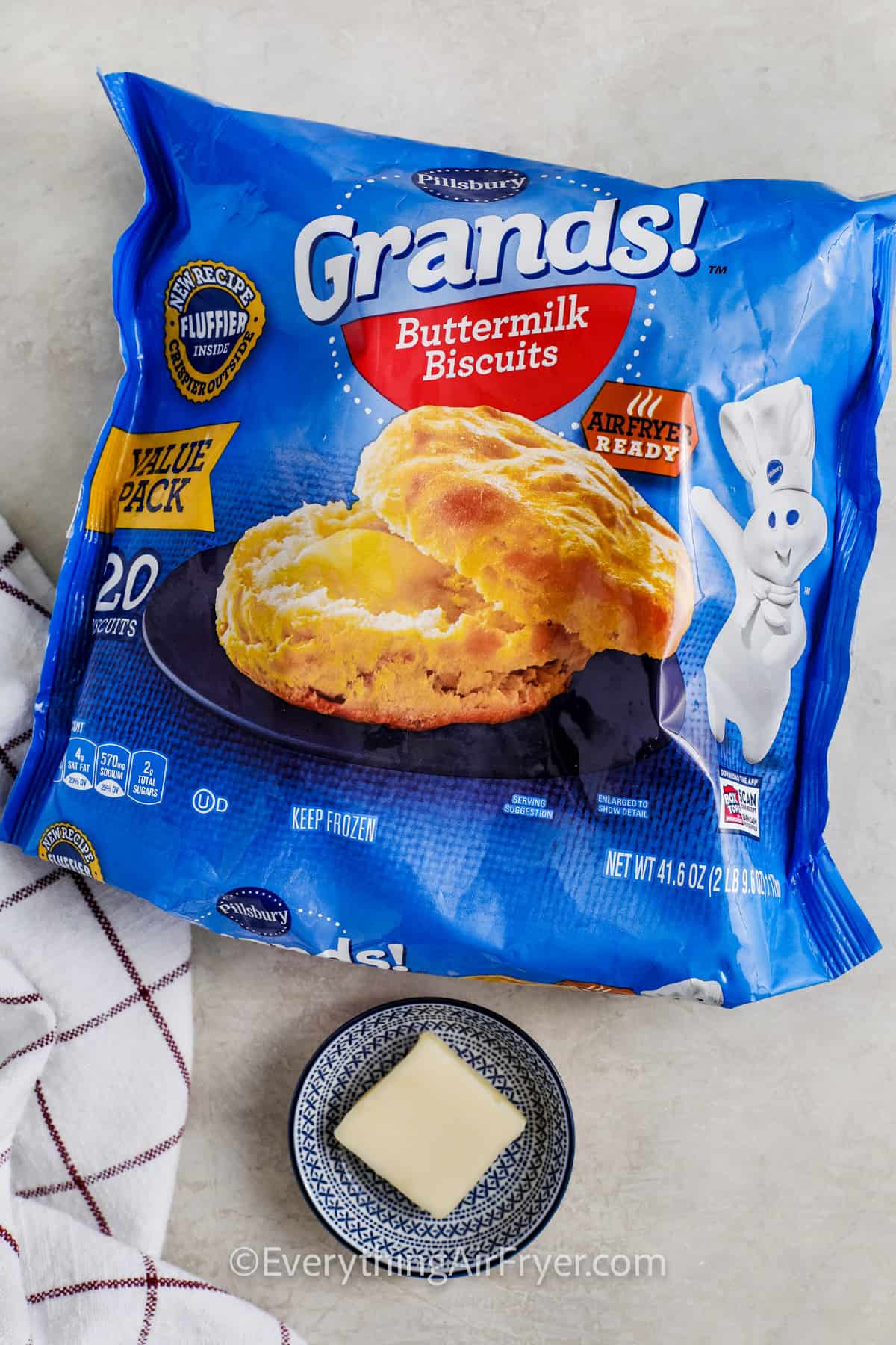 frozen biscuits with butter